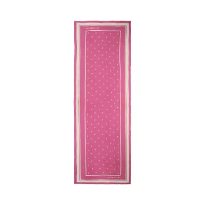 Pre-owned Givenchy Plumetis Oblong Scarf 'pink Ivory' | Multi-color | Women's Size Onesize