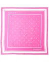 Givenchy Plumetis Square Silk Scarf In Pink