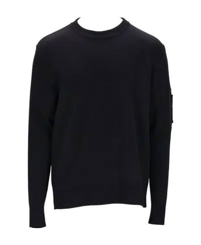 Givenchy Pocket-appliqué Wool Jumper In Black