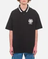 Givenchy Logo-embroidered Cotton Polo Shirt In Black