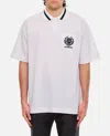 Givenchy Crest Polo Shirt In Cotton In White