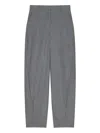 Givenchy Pocket-detail Tailored Wool Trousers In Gray