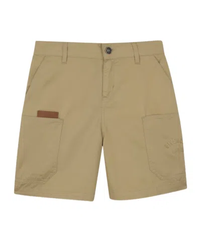 Givenchy Pocket Logo Shorts In Brown