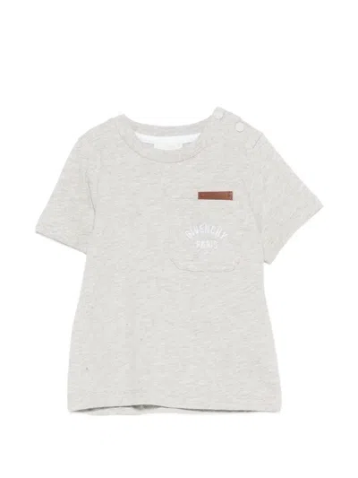 Givenchy Babies' Pocket Short-sleeve T-shirt In White