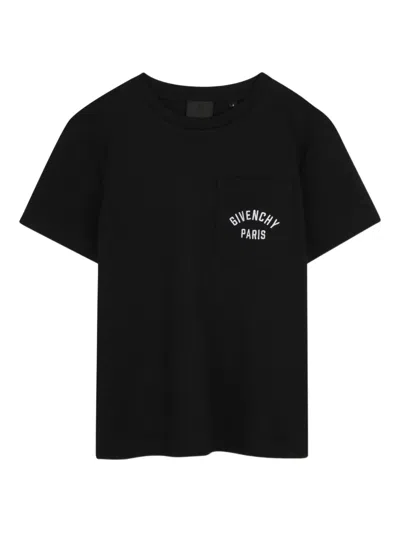 Givenchy Kids' Pocket T-shirt In Black