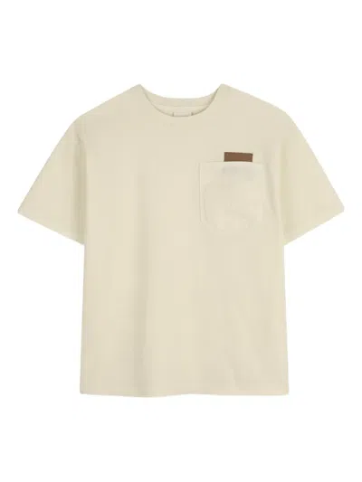 Givenchy Kids' Pocket T-shirt In Neutral