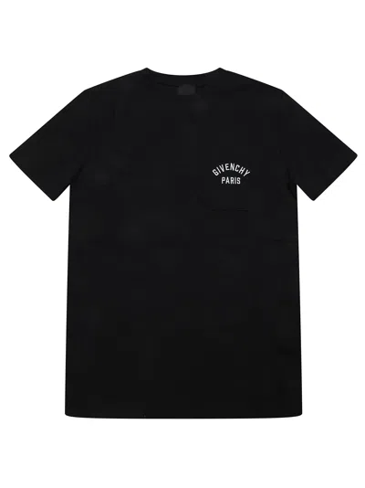 Givenchy Unisex Mini Cotton Tee For Kids In Black