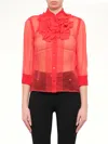 Givenchy Podium Blouse In White