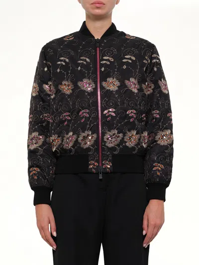 Givenchy Podium Bomber Jacket In Black