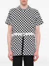 Givenchy Podium Check-pattern T-shirt In Black