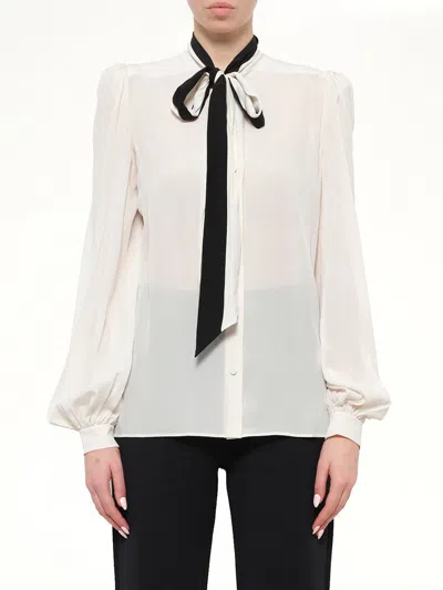 Givenchy Podium Long Sleeve Tops In White
