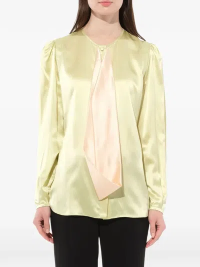 Givenchy Podium Long-sleeve Shirt In Green