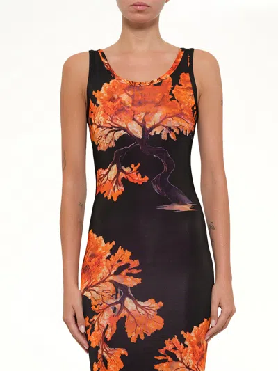 Givenchy Podium Robe Dress In Multicolor Multicolour / 40 In Black