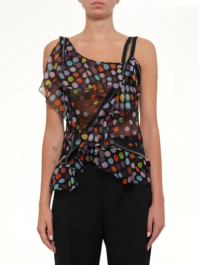 Givenchy Podium Sleeveless Top In Multicolor Multicolour / 38