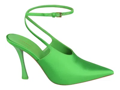 Pre-owned Givenchy Pointed Show Heels (women's) Sneakers In Absynthe Green