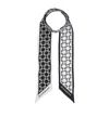 Givenchy Pointed Silk Scarf In Black