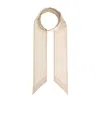Givenchy Pointed Silk Scarf In Neutral