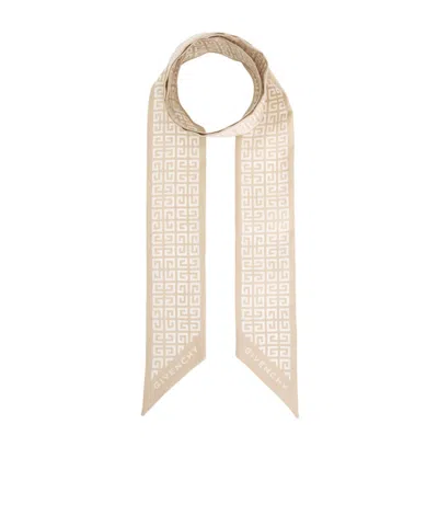 Givenchy Pointed Silk Scarf In Neutral
