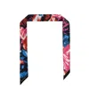 Givenchy Abstract-print Silk Scarf In Orange