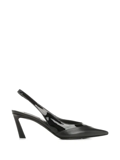 Givenchy Pointed Slingback Pumps In Black