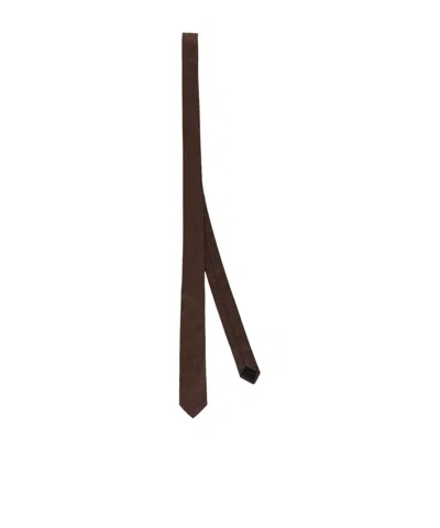Givenchy Pointed Tie In Black