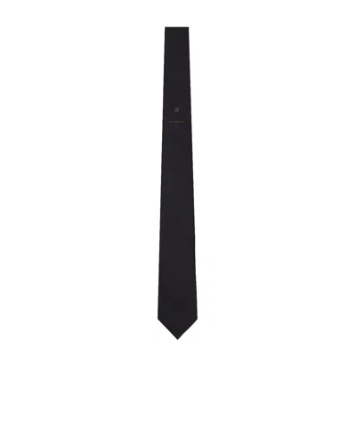 Givenchy Pointed Tie In Black