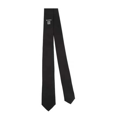 Givenchy Pointed Tie In Black