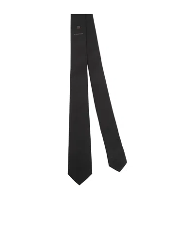 Givenchy Pointed Tie In Black