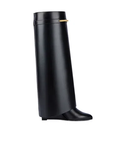 Givenchy Pointed-toe Knee-high Boots In Black