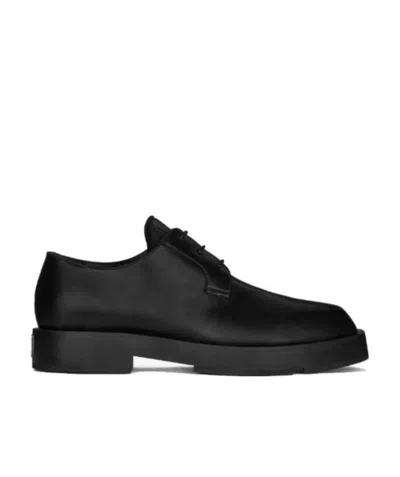 Givenchy Polished-finish Lace-up Shoes In Black
