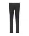 Givenchy Polished-finish Zip-detail Trousers In Black
