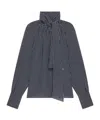 Givenchy Polka Dots Printed Blouse In Black