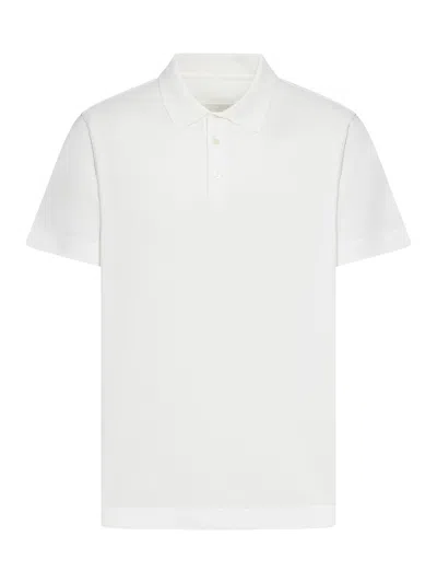 Givenchy Polo With Monogram Embroidery In White