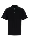 Givenchy Men Black Polo Shirt With Logo Embroidery On The Front In Cotton Man In Black