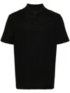 Givenchy Polo With Monogram Embroidery In Black