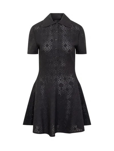 GIVENCHY POLO DRESS IN MONOGRAM 72 JACQUARD