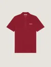 Givenchy Polo In Cotton With  Paris Gros Grain In Red