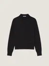 Givenchy Long-sleeve Polo Shirt In Black