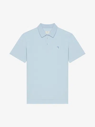 Givenchy Polo In Cotton In Blue