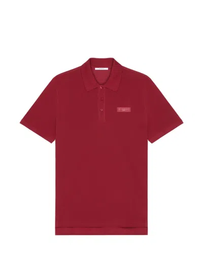 Givenchy Poloshirt Mit  Paris-ripsband In Rot