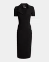 Givenchy Punto Milano Midi Dress In Black
