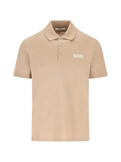Givenchy Polo Shirt With Logo In Brown
