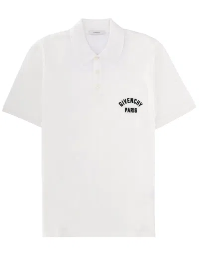 Givenchy Polo With Logo In White