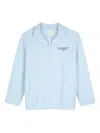 Givenchy Logo Print Top In Blue