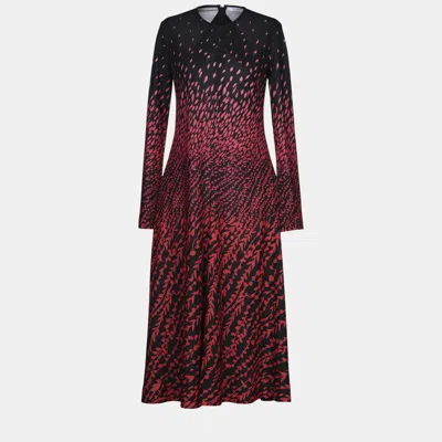 Pre-owned Givenchy Polyester Midi Dress 38 In Red