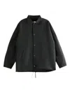 Givenchy Coach Jacket In Polyfaille Embroidered Paris In Black