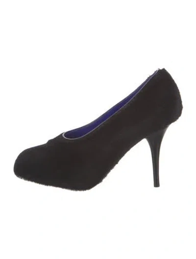 Pre-owned Givenchy Ponyhair Pumps In Black