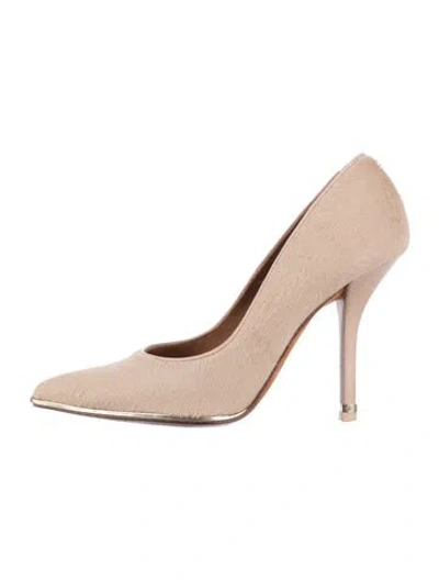 Pre-owned Givenchy Ponyhair Pumps In Neutrals