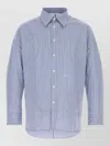 Givenchy Couture Seam Overshirt In Blue