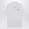 Givenchy Convertible-collar Logo-print Cotton-poplin Shirt In White